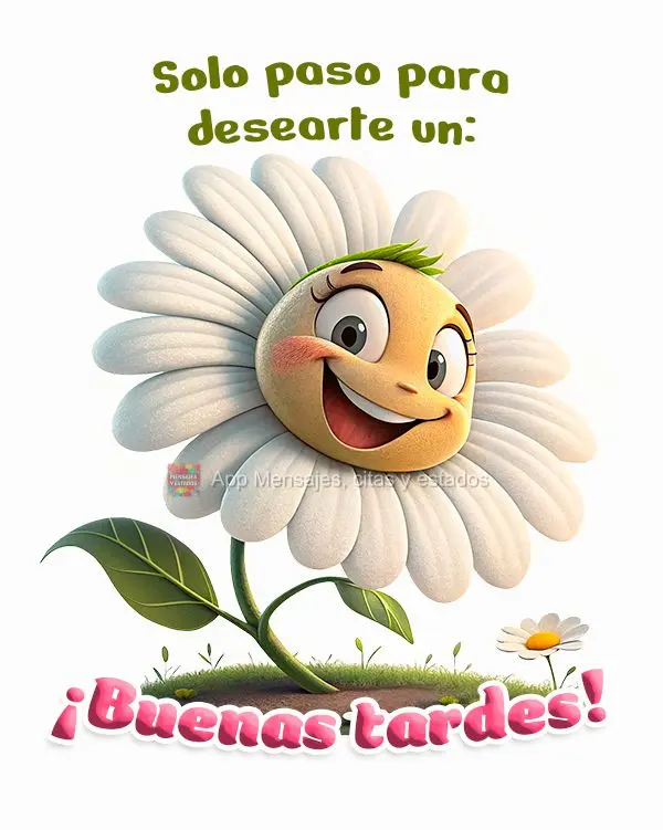 Passando aqui pra lhe desejar uma: Boa tarde!