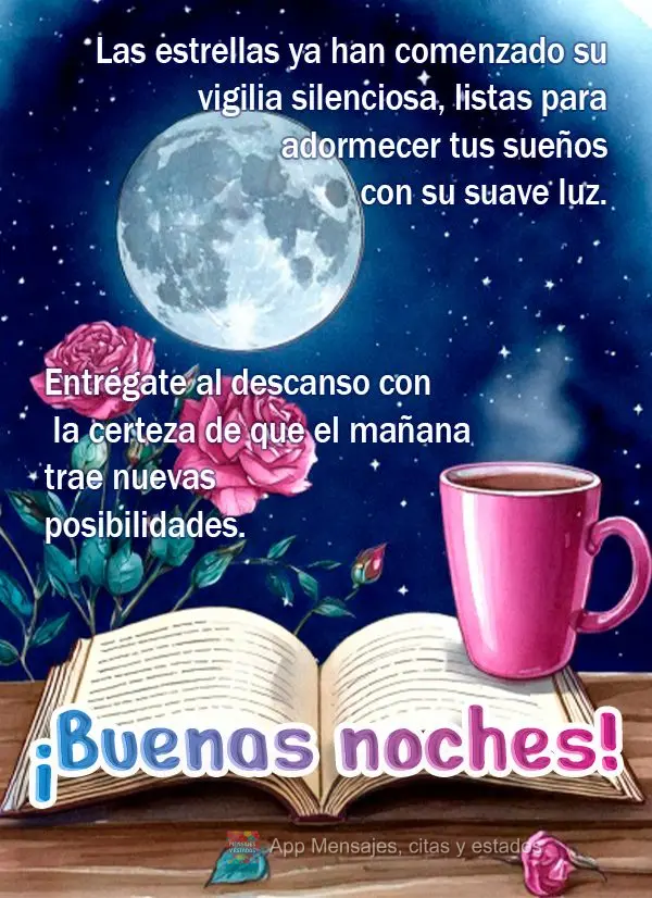 As estrelas já começaram sua vigília silenciosa, prontas para embalar seus sonhos com sua luz suave. Entregue-se ao descanso com a certeza de que o am...