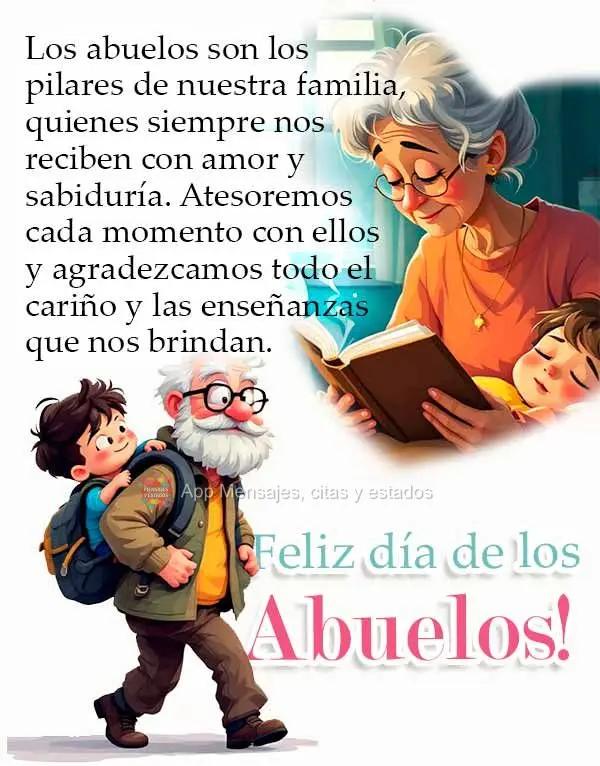 Os avós são os pilares da nossa família, aqueles que sempre nos acolhem com amor e sabedoria. Que possamos aproveitar cada momento ao lado deles e agr...