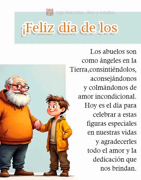 Avós são como anjos na Terra, que nos mimam, aconselham e nos enchem de amor incondicional. Hoje é o dia de celebrar essas figuras tão especiais em n...