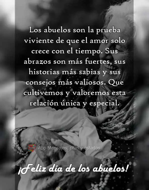 Os avós são a prova viva de que o amor só cresce com o tempo. Seus abraços são mais apertados, suas histórias mais sábias e seus conselhos mais pr...