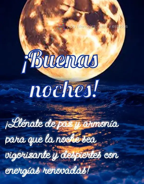 Se encha de paz e harmonia para que a noite seja revigorante e acorde com as energias renovadas! Boa noite!