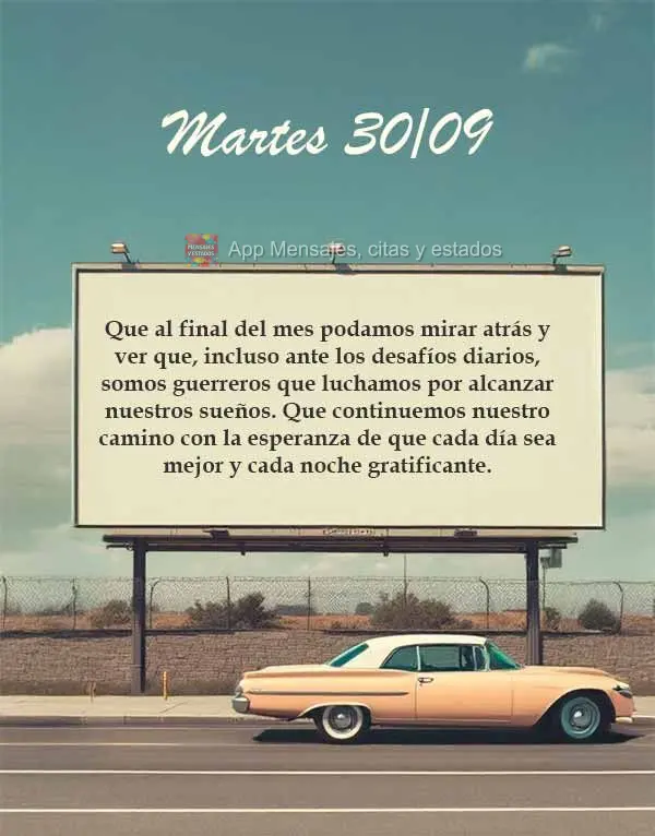 Que neste final de mês possamos olhar para trás, e enxergar que mesmo diante de nossos desafios diários, somos guerreiros, e lutamos pela conquista de...