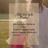 Feliz Dia das Mães!
Você é a prova viva de que o amor verdadeiro é capaz de vencer qualquer obstáculo e iluminar qualquer caminho.