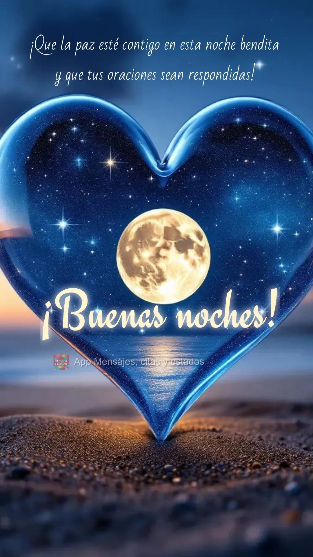 Que a paz esteja contigo nesta noite abençoada, e que suas preces sejam atendidas! Boa noite!