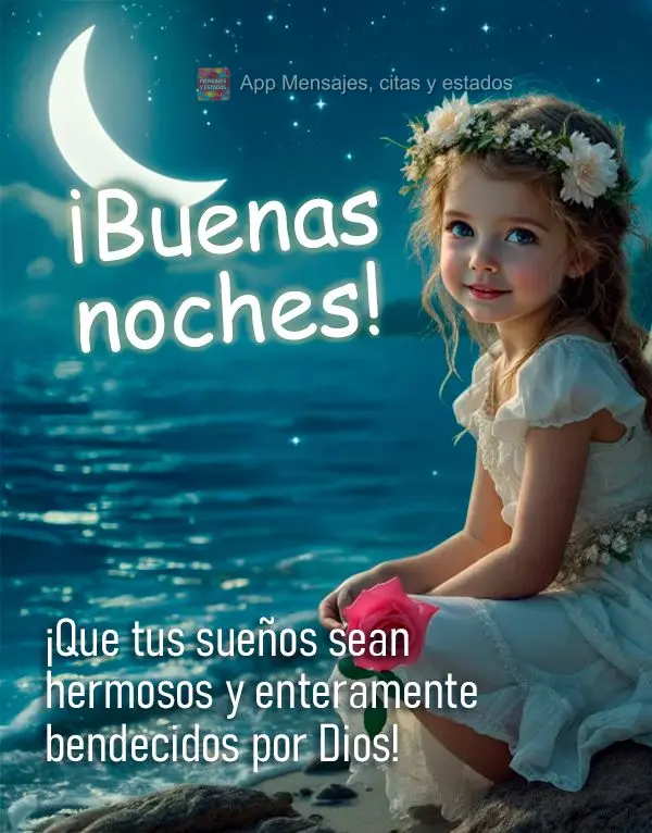 Que seus sonhos sejam lindos e inteiramente abençoados por Deus! Boa noite!