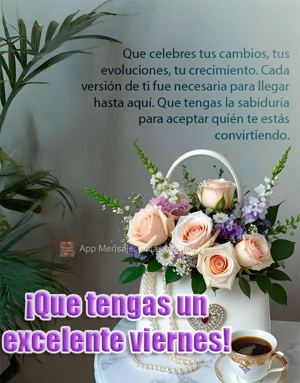 Que você celebre suas mudanças, suas evoluções, seu crescimento. Cada versão sua foi necessária para chegar até aqui. Que você seja abençoado co...