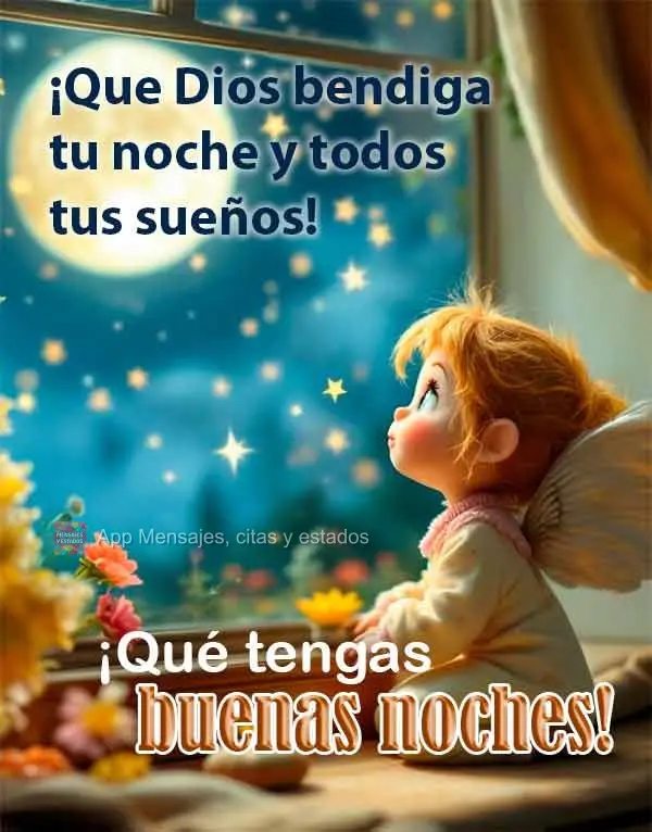 Que Deus abençoe a sua noite e todos os seus sonhos! Tenha uma Boa noite!