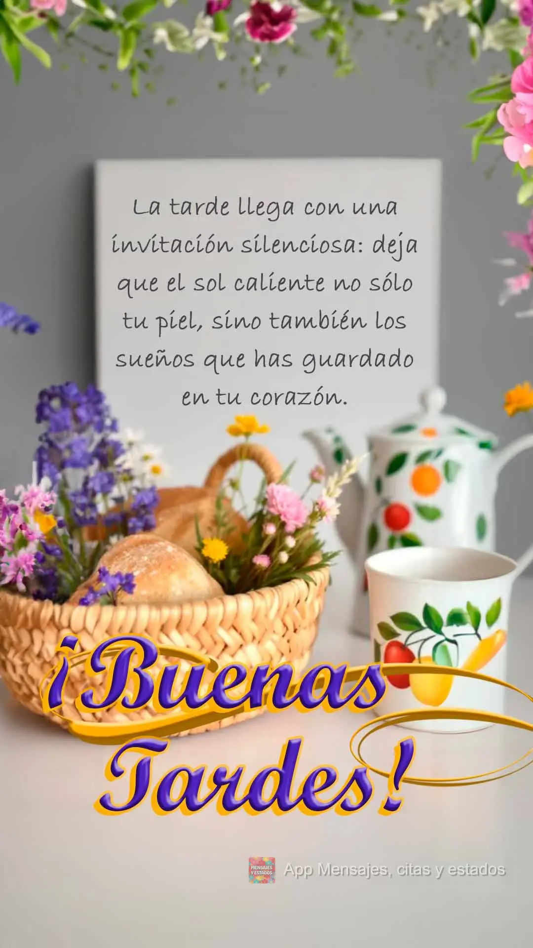 A tarde chega com um convite silencioso: deixe o sol aquecer não só a pele, mas também os sonhos que você guardou no peito. Boa tarde!