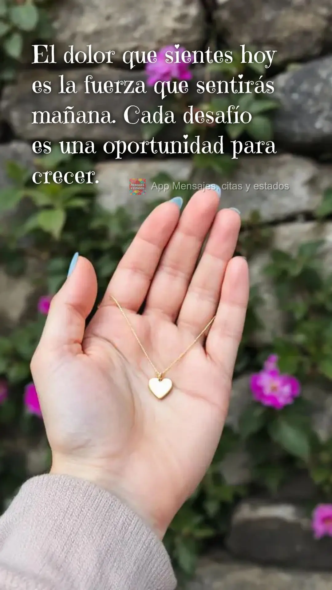El dolor que sientes hoy es la fuerza que sentirás mañana. Cada desafío es una oportunidad para crecer.