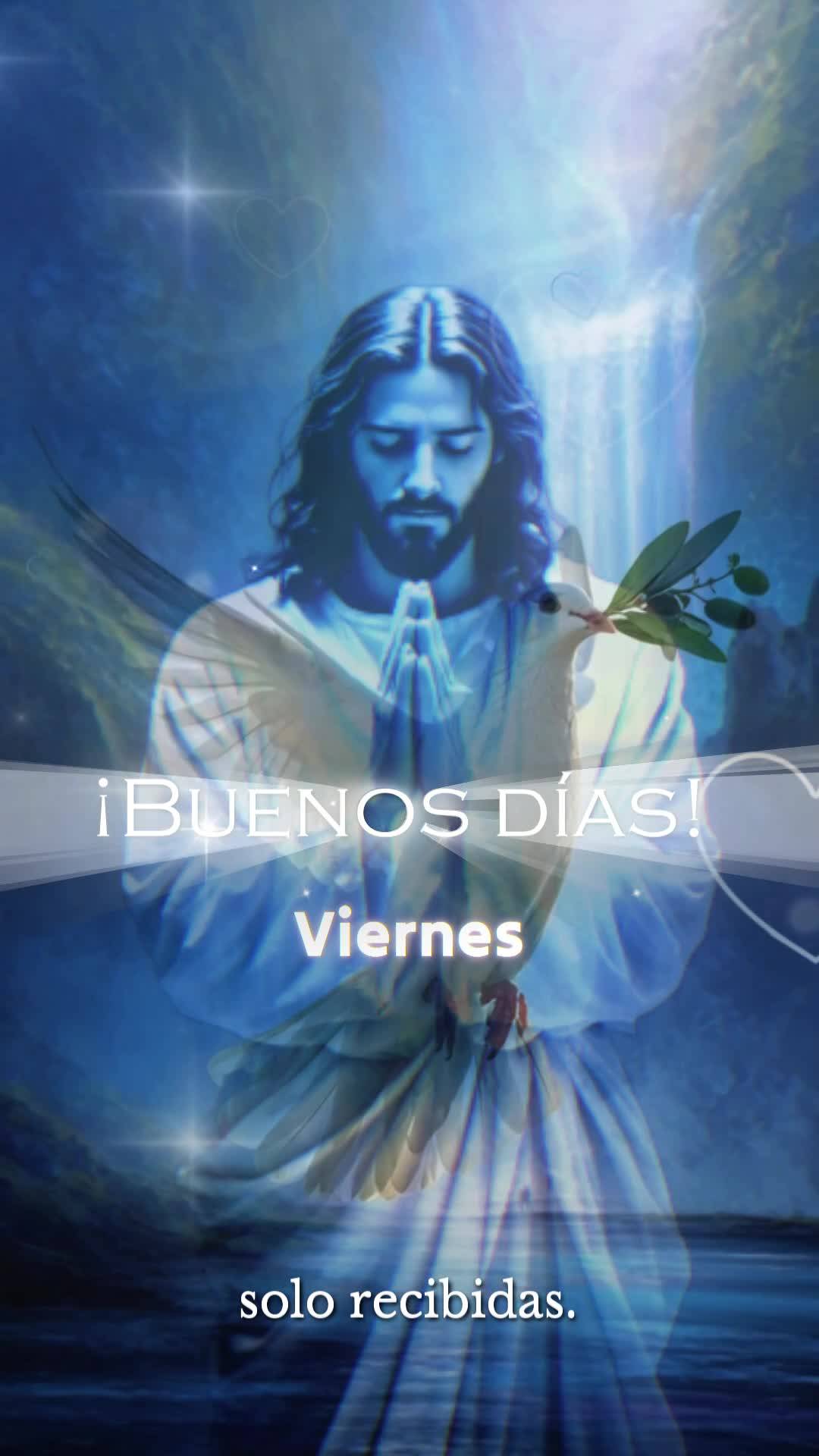 Bom dia! Nesta sexta-feira especial, que você sinta o abraço divino ao despertar. As bênçãos de Deus não precisam ser conquistadas, apenas recebida...