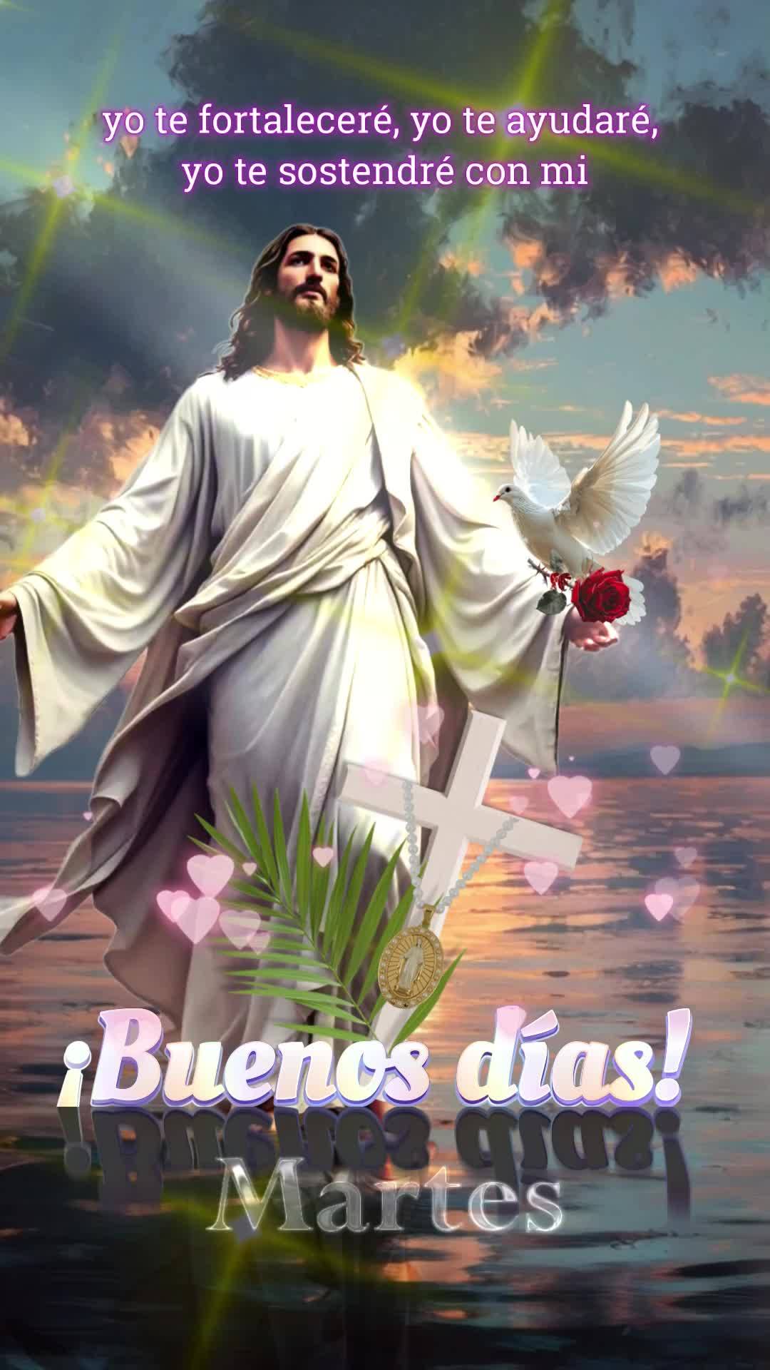 Bom dia, abençoada terça-feira! "Não temas, porque eu sou contigo; não te assombres, porque eu sou teu Deus; eu te fortaleço, e te ajudo, e te suste...