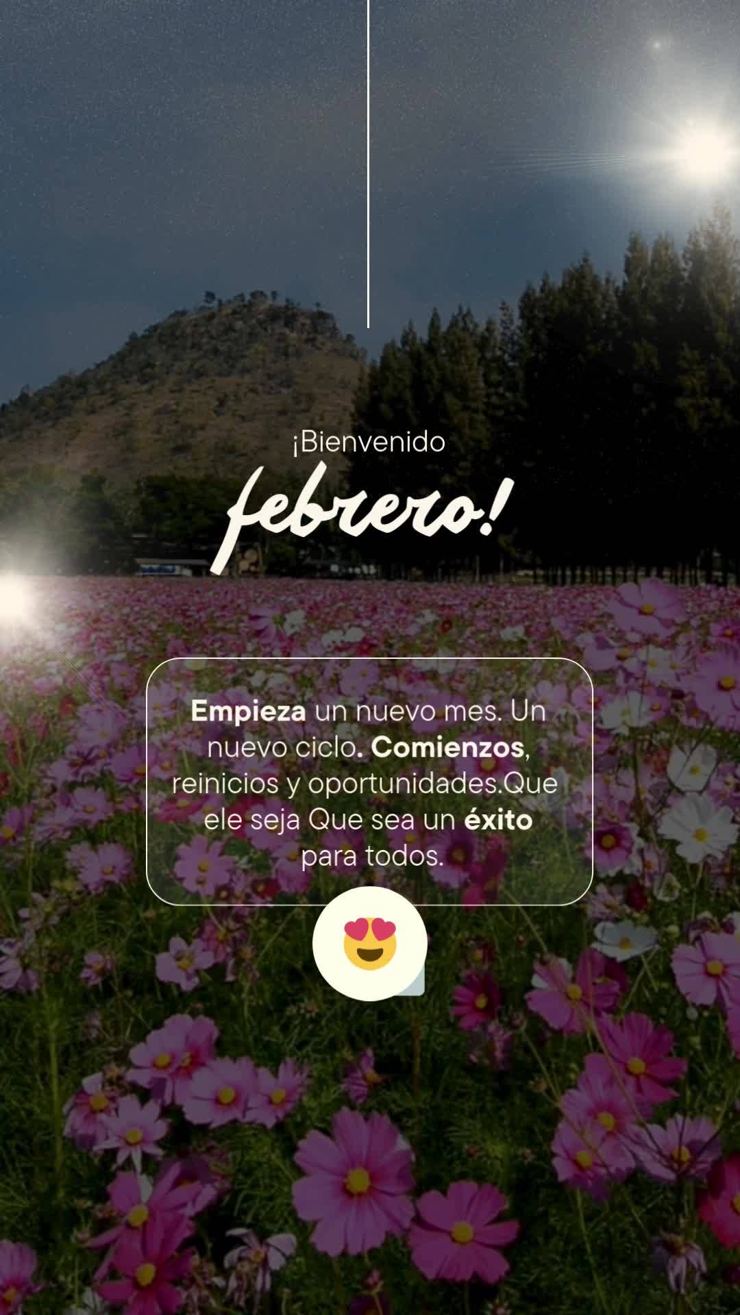 Um novo mês se inicia.
Um novo ciclo. Começos,
recomeços e oportunidades.
Que ele seja vitorioso
para todos nós. Seja muito bem-vindo fevereiro...