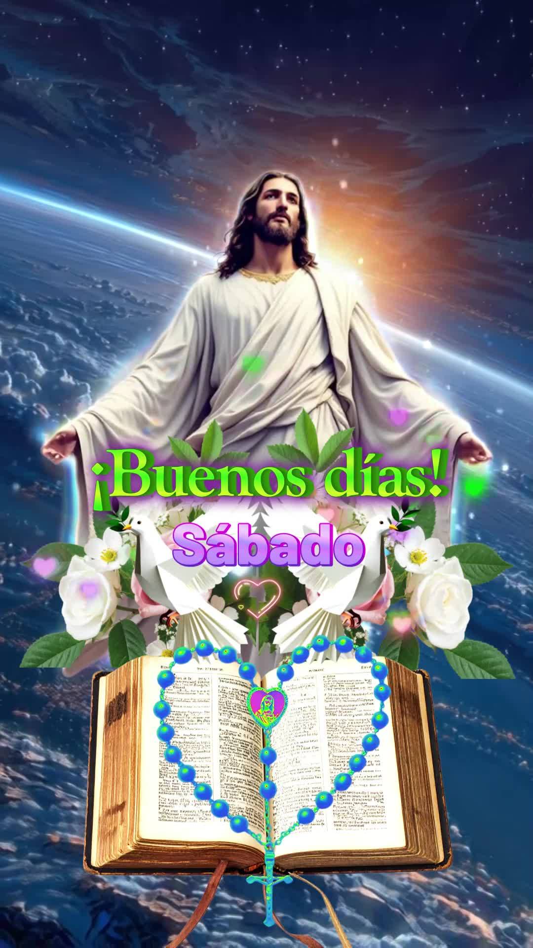 Bom dia neste sábado abençoado! Agradeço por este novo dia que se inicia, pelo dom da vida e pelas infinitas possibilidades que este sábado nos traz....