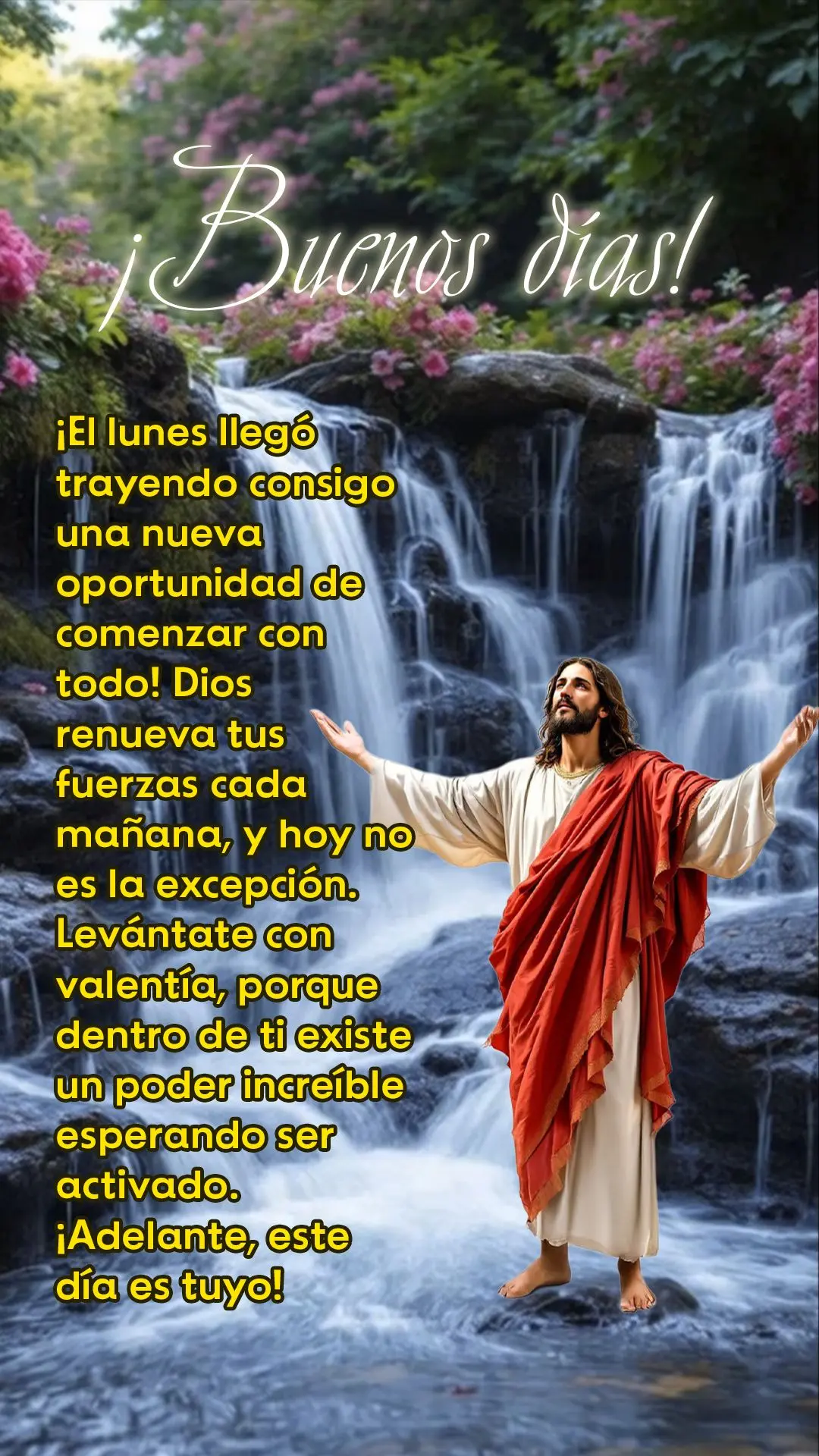 Segunda-feira chegou e com ela vem uma nova oportunidade de recomeçar! Deus renova suas forças a cada manhã, e hoje não é diferente. Levante-se com ...