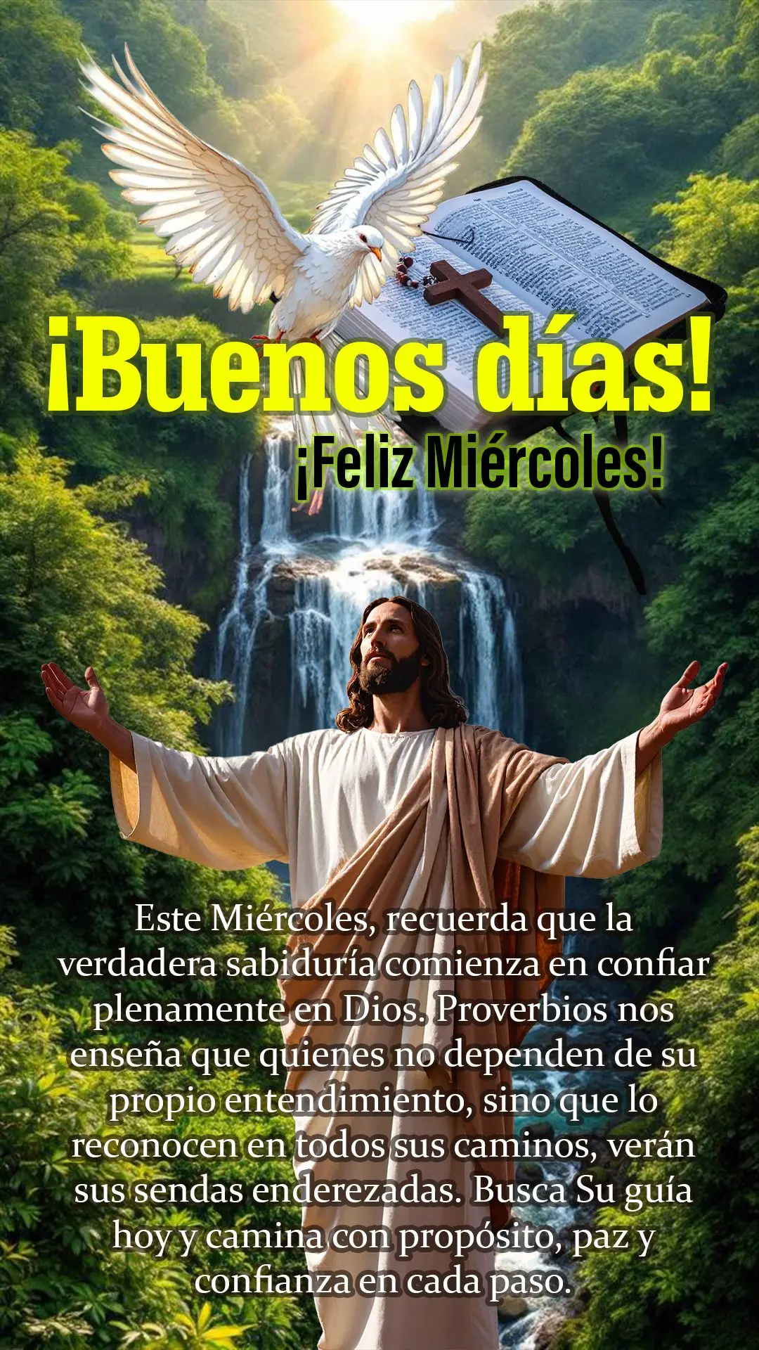 Este miércoles, recuerda que la verdadera sabiduría comienza en confiar plenamente en Dios. Proverbios nos enseña que quienes no dependen de su propio...