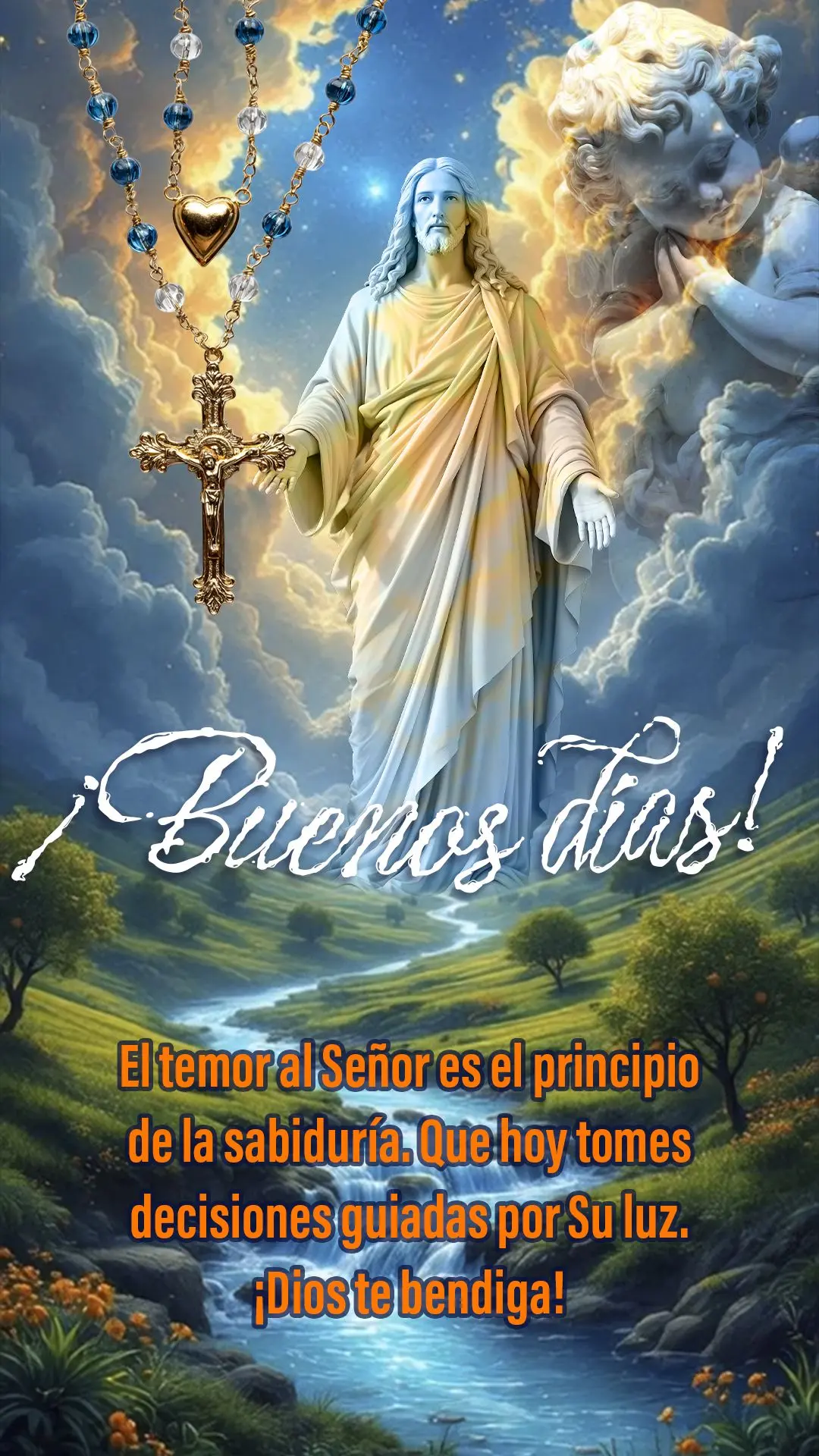 🌅 Bom dia! "O começo da sabedoria é o temor ao Senhor." Que hoje você tome decisões guiadas pela Sua luz. Deus abençoe! 🙏✨
