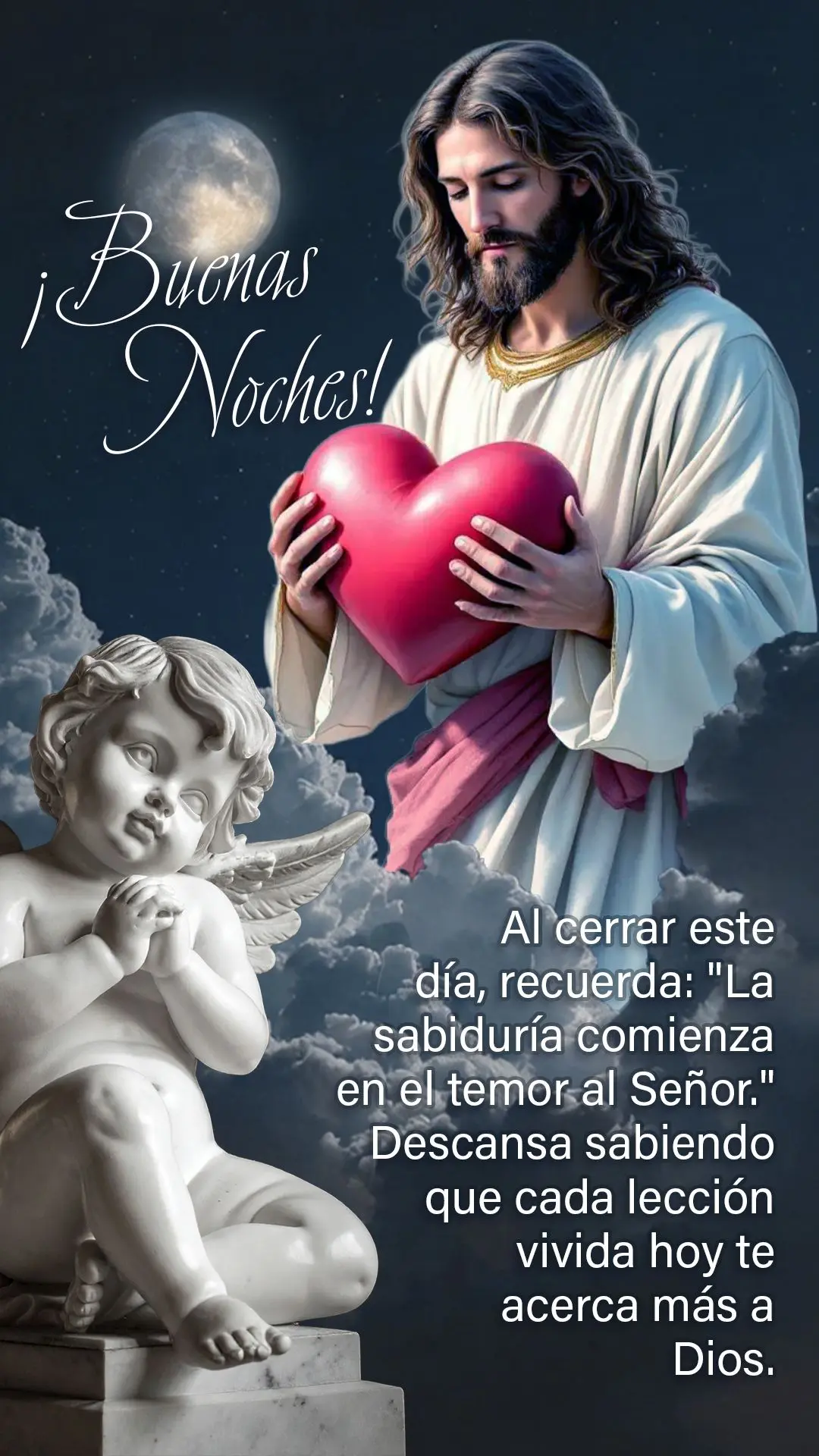 🌙✨ Ao encerrar este dia, lembre-se: *"A sabedoria começa no temor ao Senhor."* Descanse sabendo que cada lição vivida hoje te aproxima mais de De...