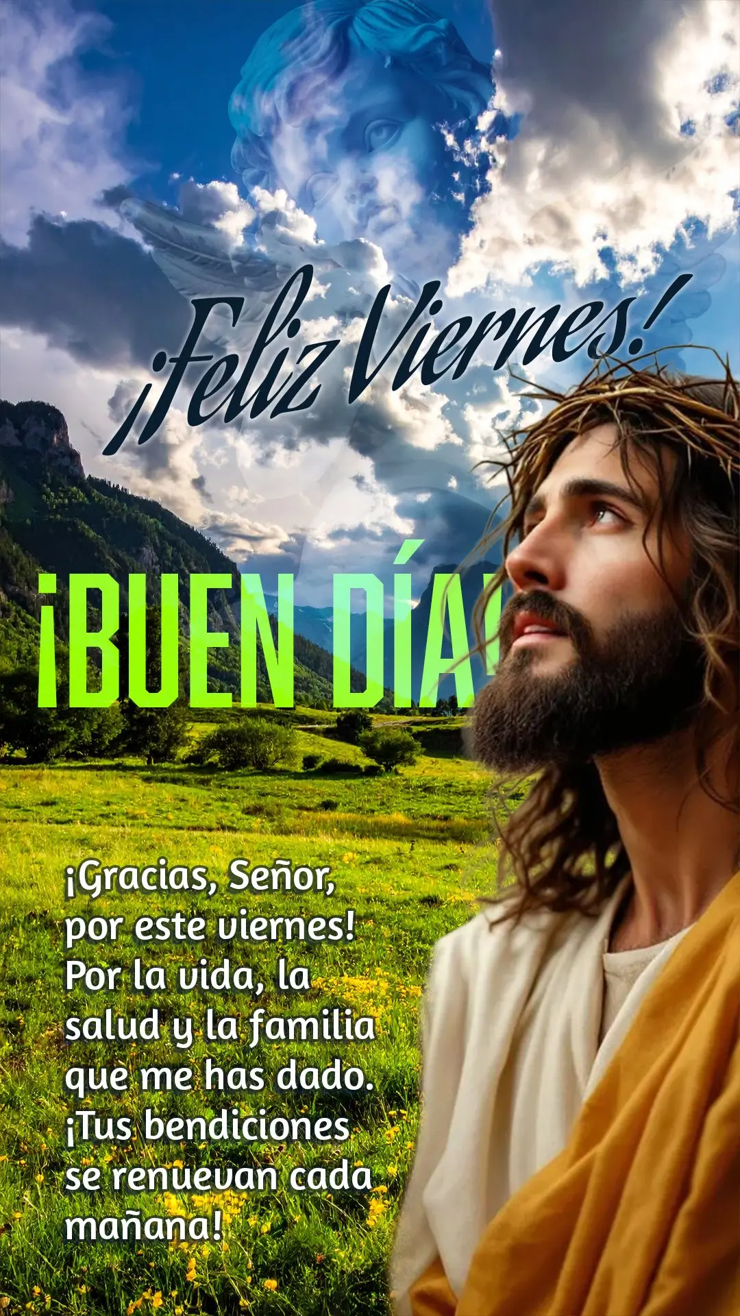 🙏 Obrigado, Senhor, por esta sexta-feira! Pela vida, saúde e família que o Senhor me deu. Suas bênçãos são novas a cada manhã! 🌟 #Gratidão...