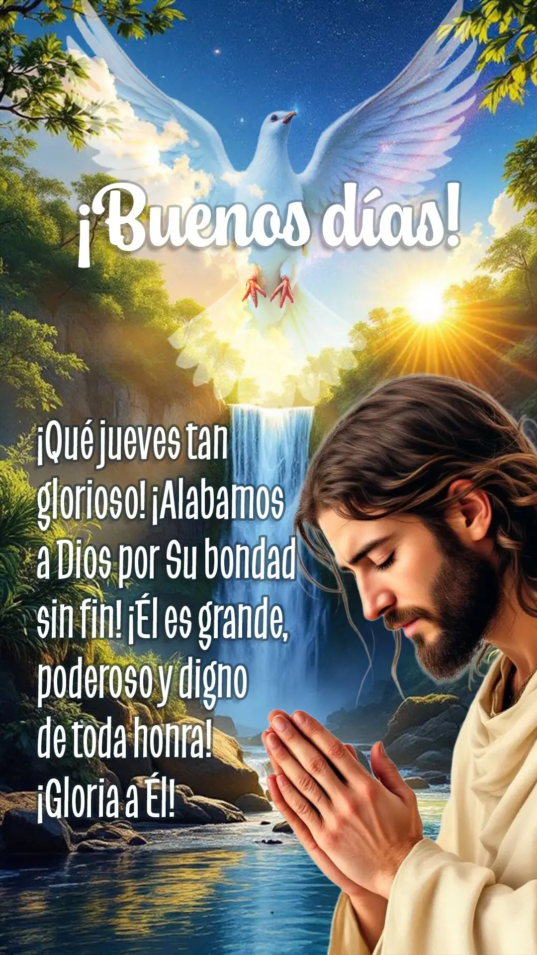 🙌 Bom dia! Que quinta-feira gloriosa! Louvamos a Deus pela Sua bondade sem fim! Ele é grande, poderoso e digno de toda honra! Gloria a Ele! 🔥

---...