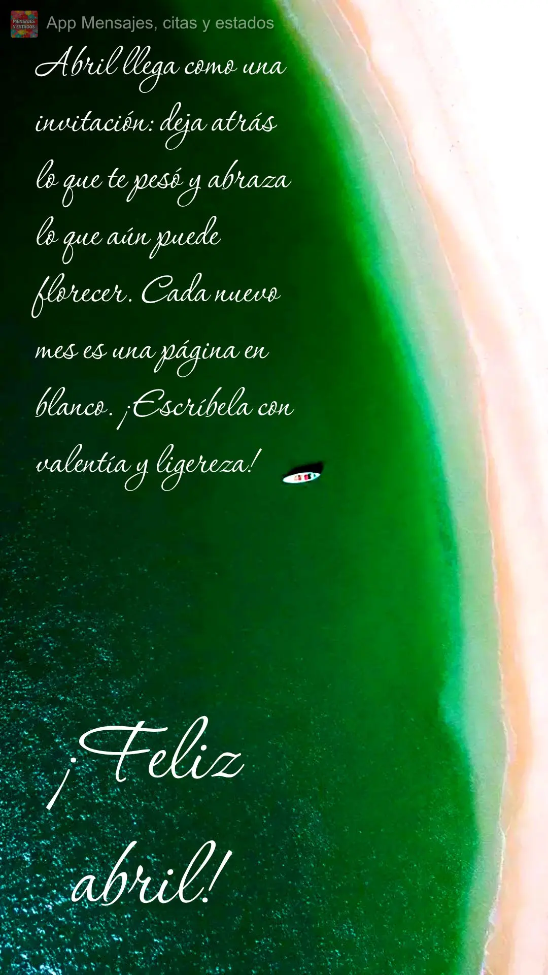 Abril llega como una invitación: deja atrás lo que te pesó y abraza lo que aún puede florecer. Cada nuevo mes es una página en blanco. ¡Escríbela ...