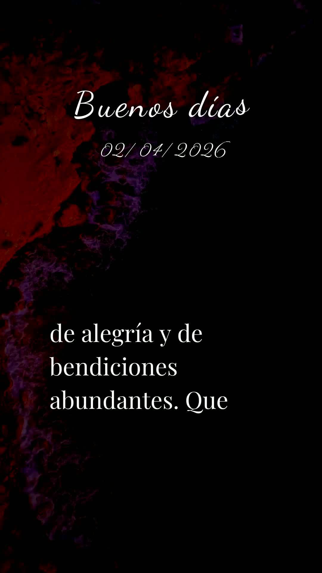 Bom dia! Hoje é Quinta-feira, 2 de Abril de 2026, Quinta-feira Santa, e que dia especial para começar com o coração cheio de gratidão. Neste dia sag...