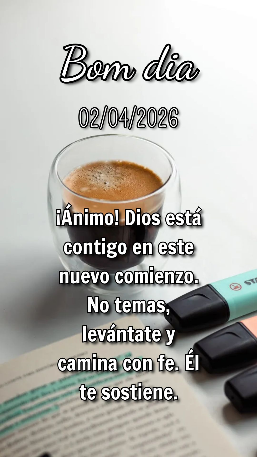 Neste início de mês, confie: Deus já conhece cada passo que você vai dar. Descanse na paz Dele.