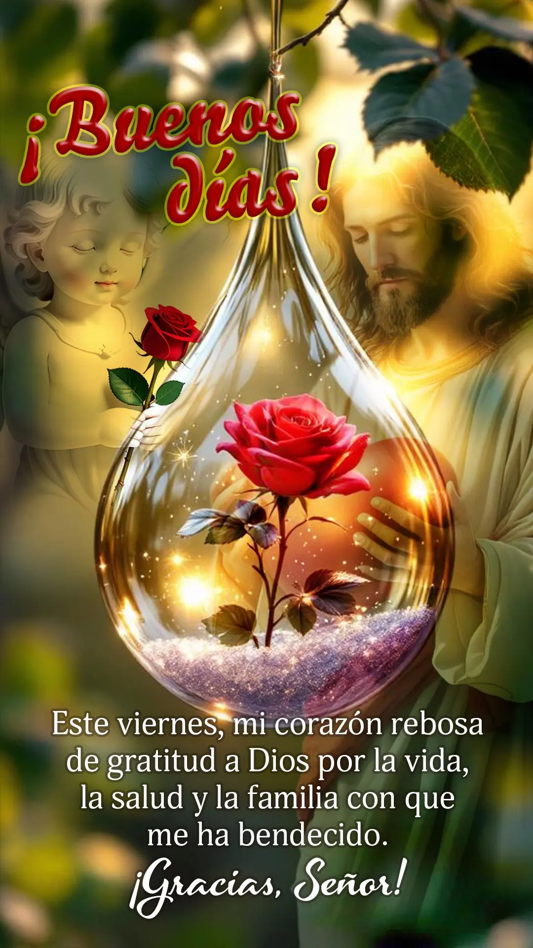 🌟 Bom dia! Nesta sexta-feira, meu coração transborda de gratidão a Deus pela vida, pela saúde e pela família que me abençoou. Obrigado, Senhor! ...