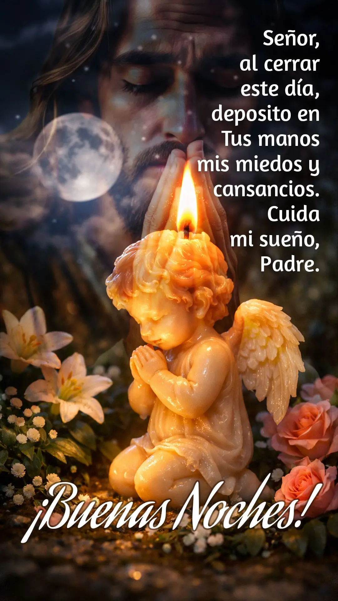 Senhor, ao encerrar mais um dia, deposito em Tuas mãos meus medos e cansaços. Guarda meu sono, Pai. Boa noite! 🌙🙏