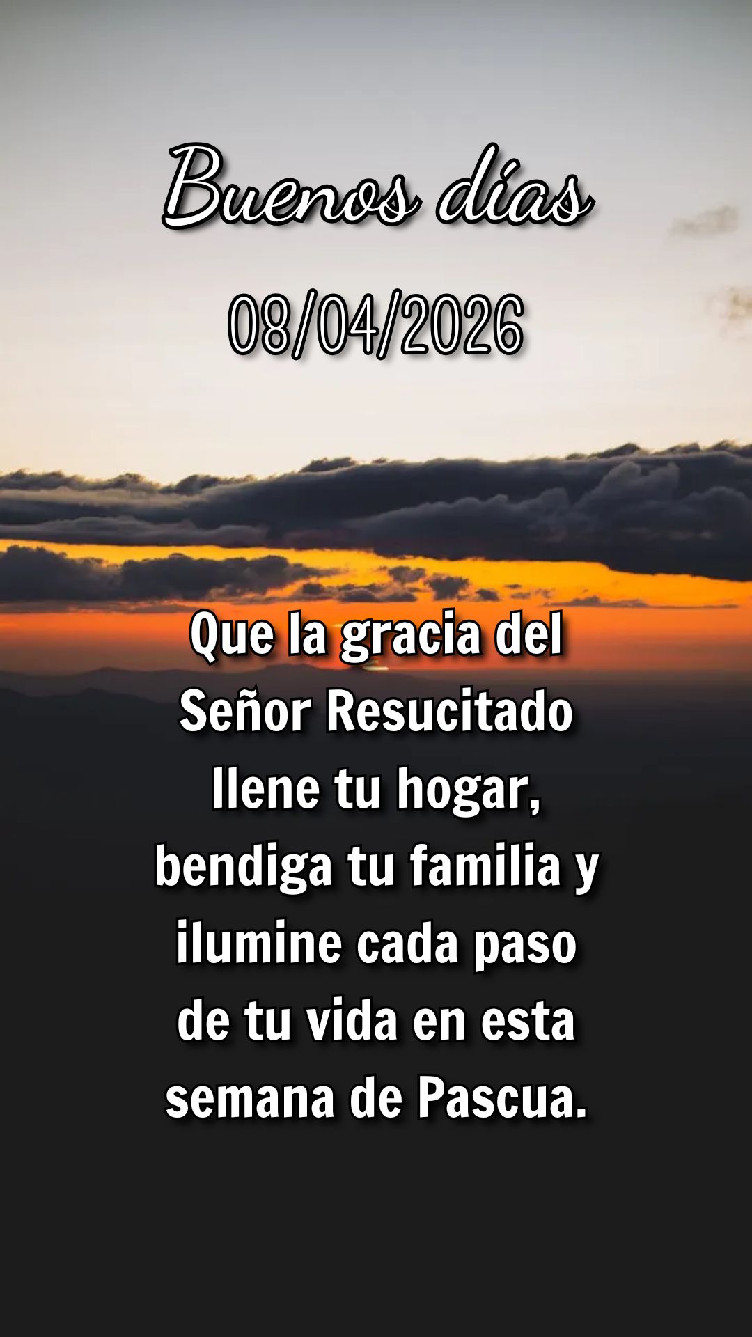 Senhor, que alegria estar aqui mais uma vez, sentindo Tua presença. Nesta semana pascal, meu coração transborda de gratidão por Tua ressurreição!...