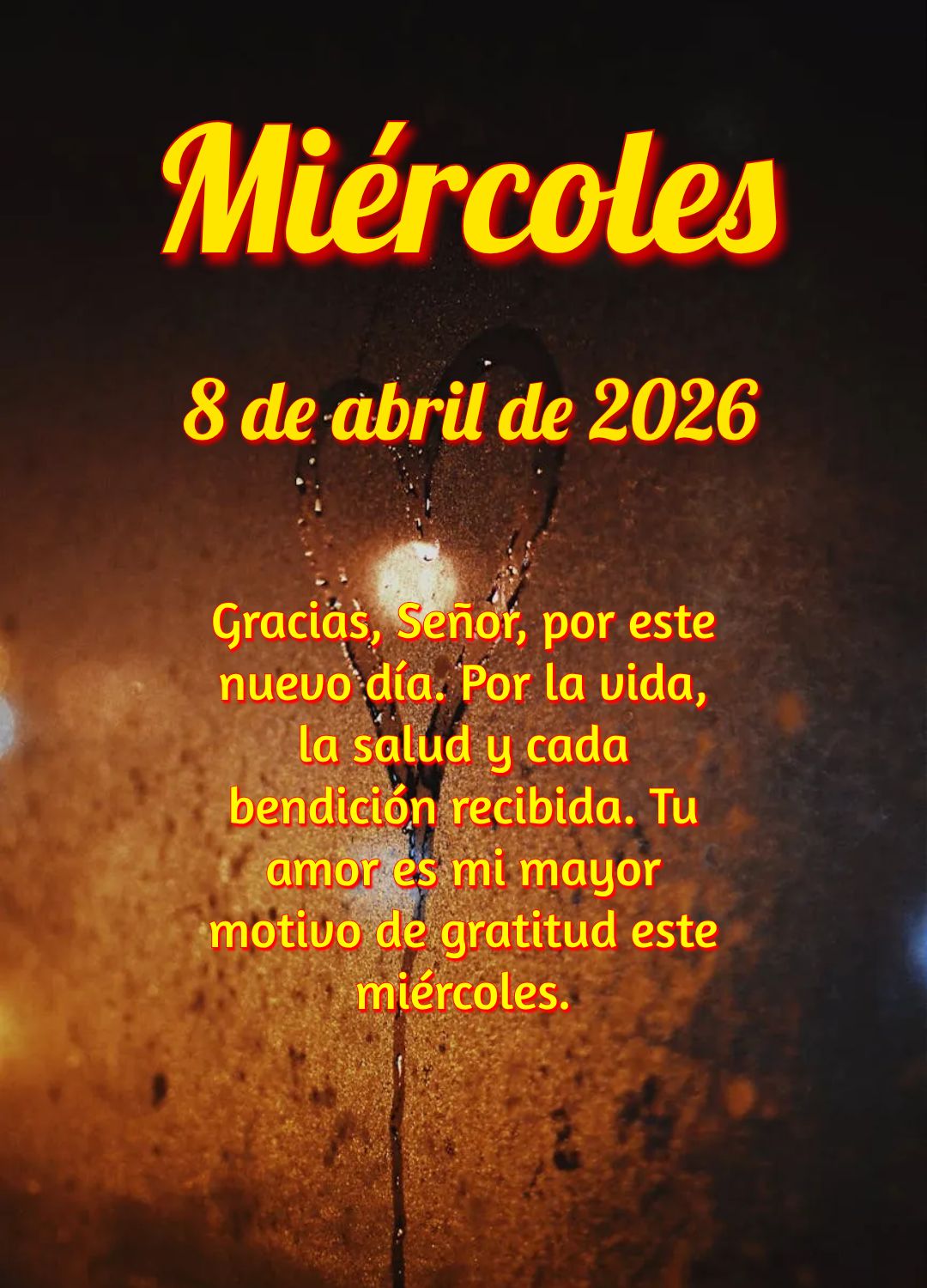 Que Deus abençoe sua vida, sua casa e cada pessoa que você ama. Que Sua paz e graça transbordem em tudo que você faz nesta quarta-feira!
