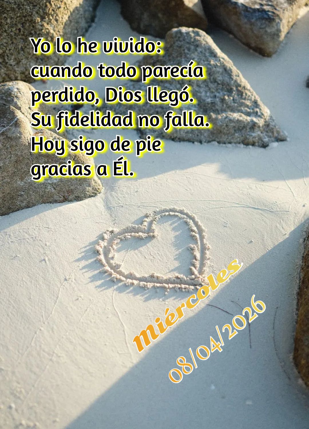 Senhor, obrigado por mais uma quarta-feira. Aqui estou, no meio da semana, cansado mas confiante. Segura a minha mão hoje. Quarta-feira