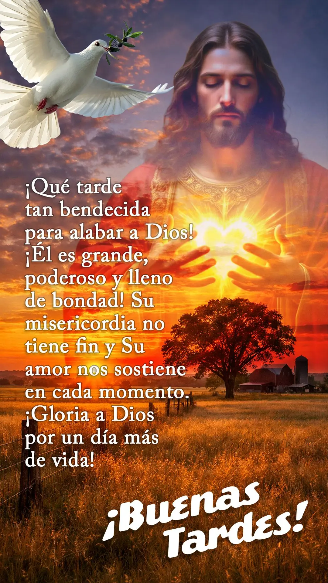 🌟 Boa Tarde! Que tarde abençoada para louvar a Deus! Ele é grande, poderoso e cheio de bondade! Sua misericórdia não tem fim e Seu amor nos susten...