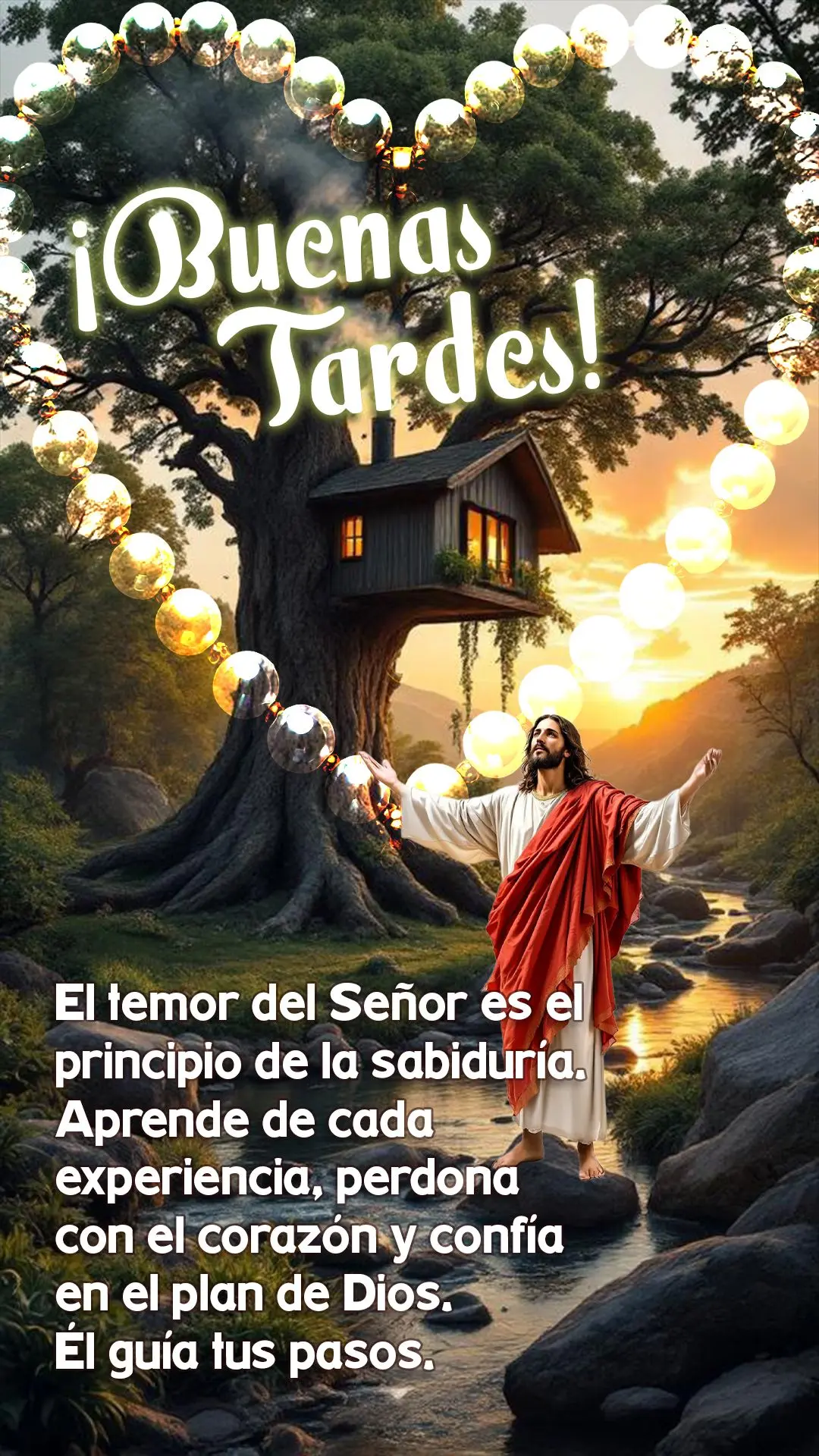 Boa tarde! 🌿 "O temor do Senhor é o princípio da sabedoria." Aprenda com cada experiência, perdoe com o coração e confie no plano de Deus. Ele gu...