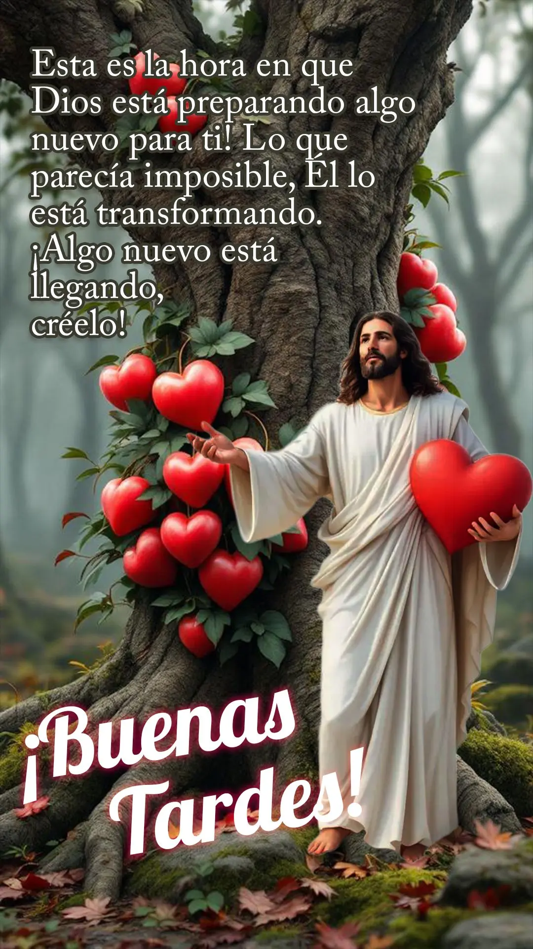 🌅 Boa tarde! Esta é a hora em que Deus está preparando algo novo para você! O que parecia impossível, Ele está transformando. Algo novo está che...
