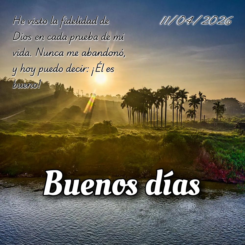 Que alegria estar na presença de Deus! Sua bondade é nova a cada manhã e Seu amor não tem fim. Louvado seja o Senhor!