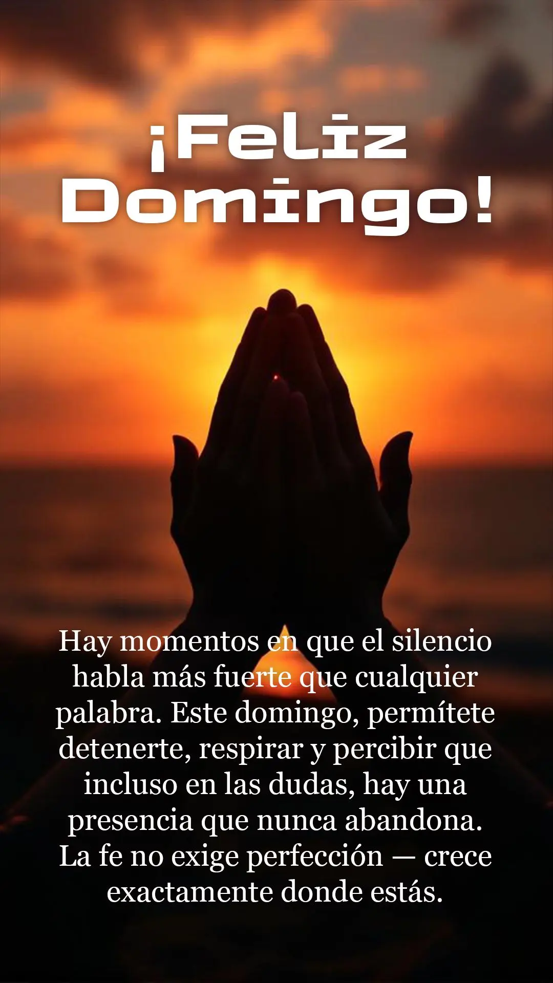 Há momentos em que o silêncio fala mais alto que qualquer palavra. Neste domingo, permita-se parar, respirar e perceber que mesmo nas dúvidas, há uma...