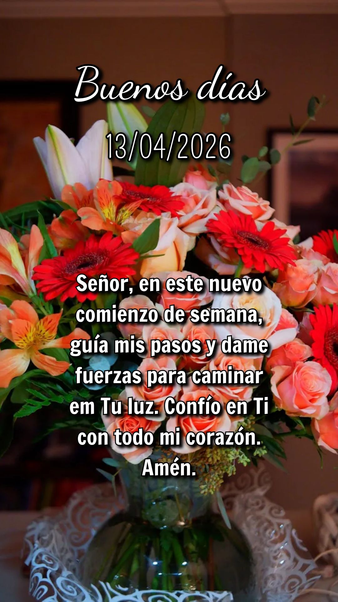 Que gratidão imensa sentir o amor de Deus a cada novo amanhecer! Obrigado, Senhor, por esta semana que começa cheia de Suas bênçãos e graça.