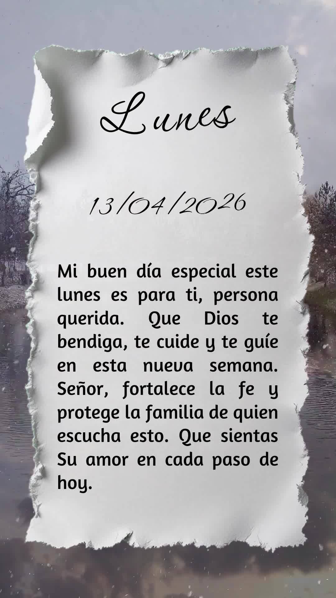 Meu bom dia especial nesta segunda-feira é para você, pessoa querida. Que Deus te abençoe, te guarde e te guie nesta nova semana. Senhor, fortalece a ...