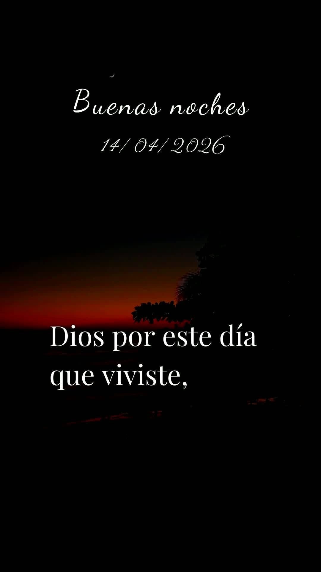 Boa noite! Que terça-feira abençoada foi esta, dia 14 de abril de 2026. Agora, enquanto a noite chega com sua calma e silêncio, que o amor de Deus env...