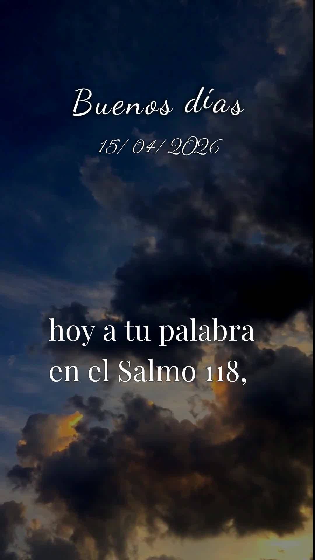 Deus, hoje é quarta-feira, meu pai, dia quinze de abril de 2026. Bom dia. Antes mesmo de dar o primeiro passo neste dia, eu paro diante de Ti para recon...