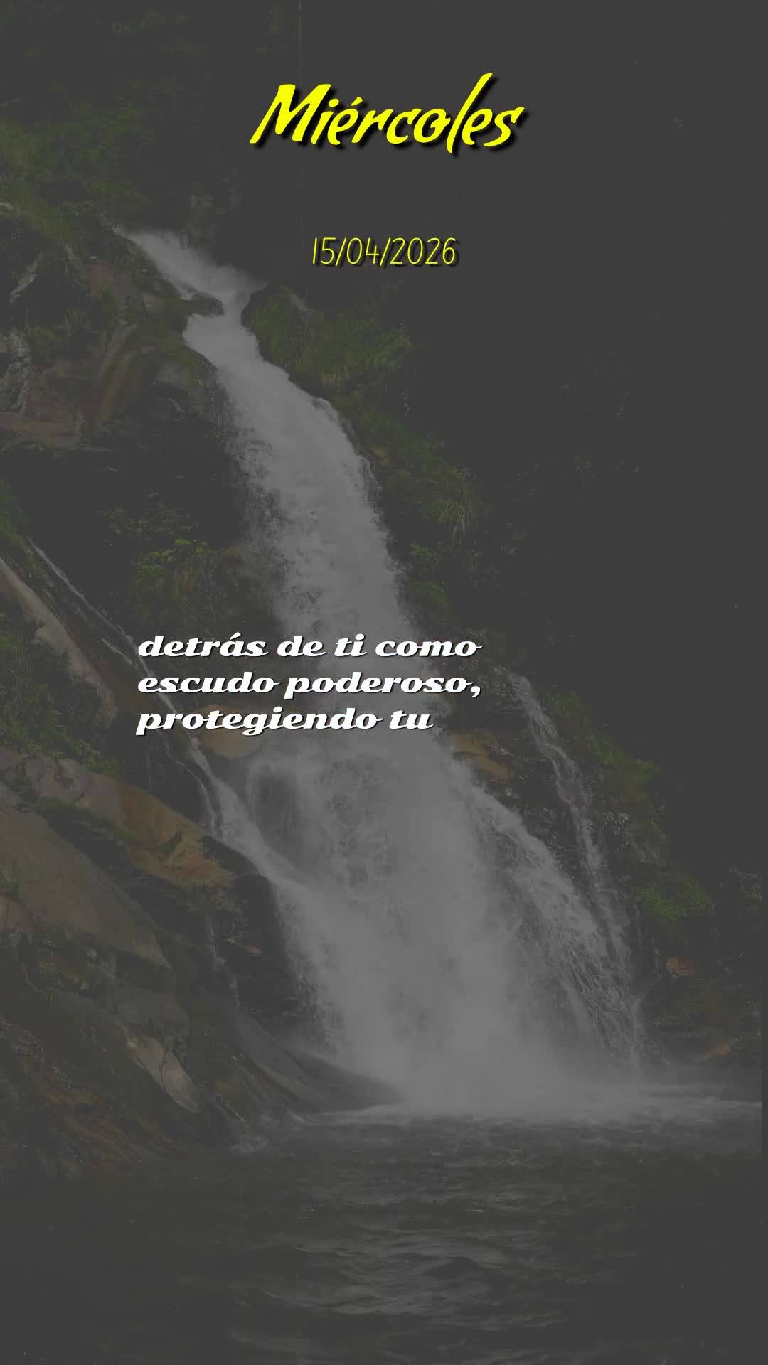 Bom dia! Que o Senhor Jesus caminhe contigo nesta quarta-feira, 15 de abril de 2026. Ao teu lado, como fiel defensor, pronto para lutar por ti em cada ba...