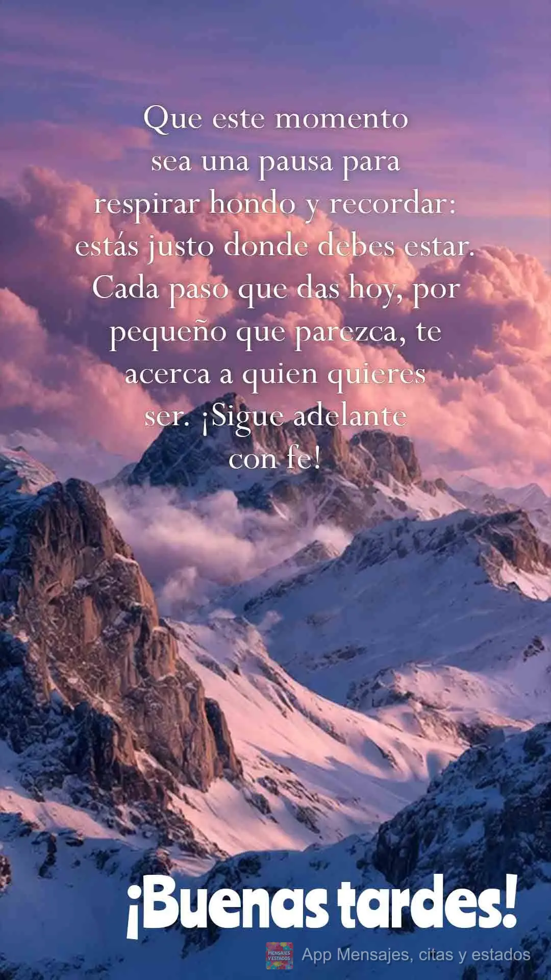 Que este momento seja uma pausa para respirar fundo e lembrar: você está exatamente onde precisa estar. Cada passo dado hoje, por menor que pareça, te...