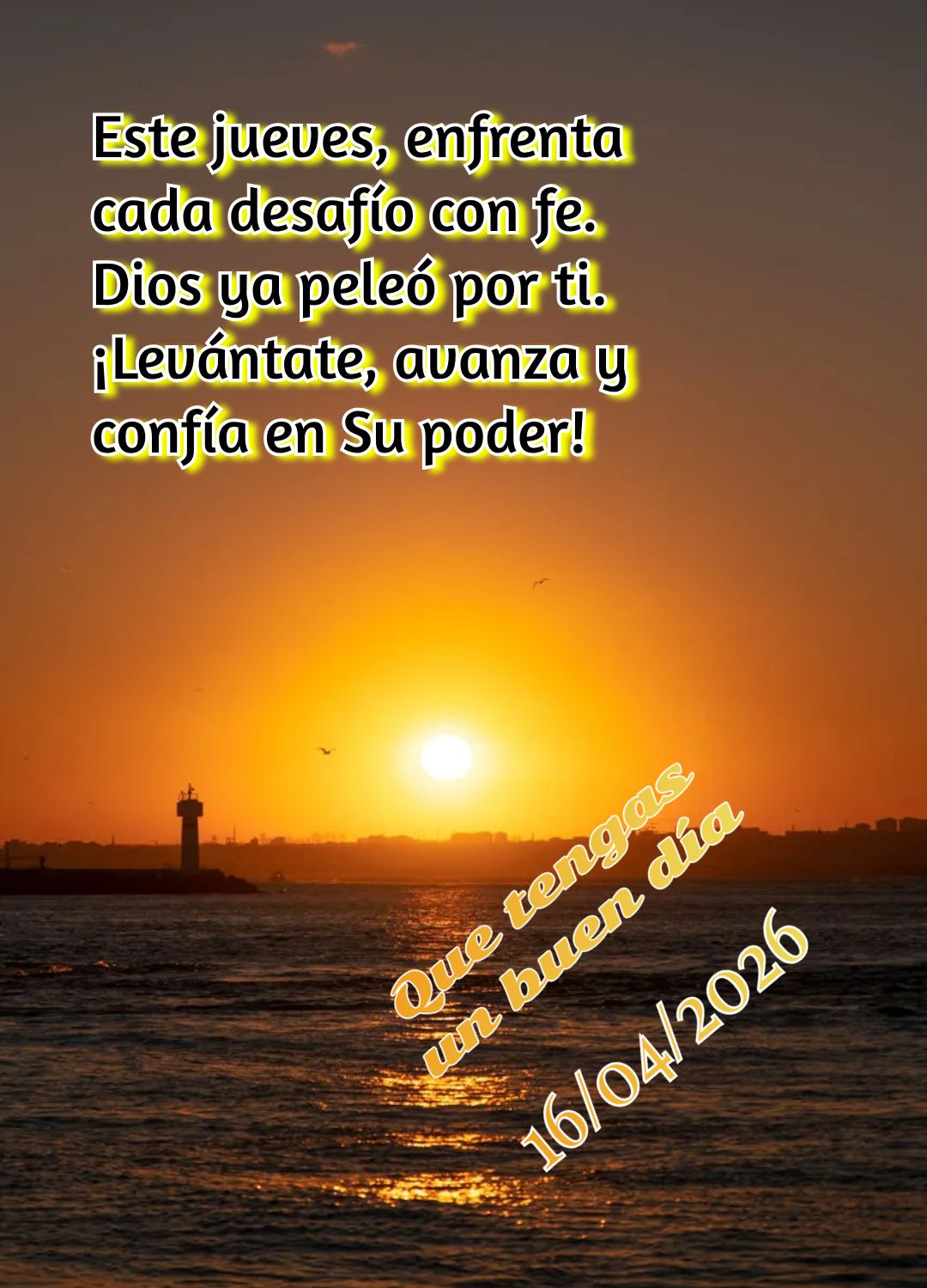 Deus está com você nesta quinta-feira! Levante-se, seja forte e corajoso. Ele vai à sua frente e nunca te abandonará! Tenha um bom dia Deuteronômio ...