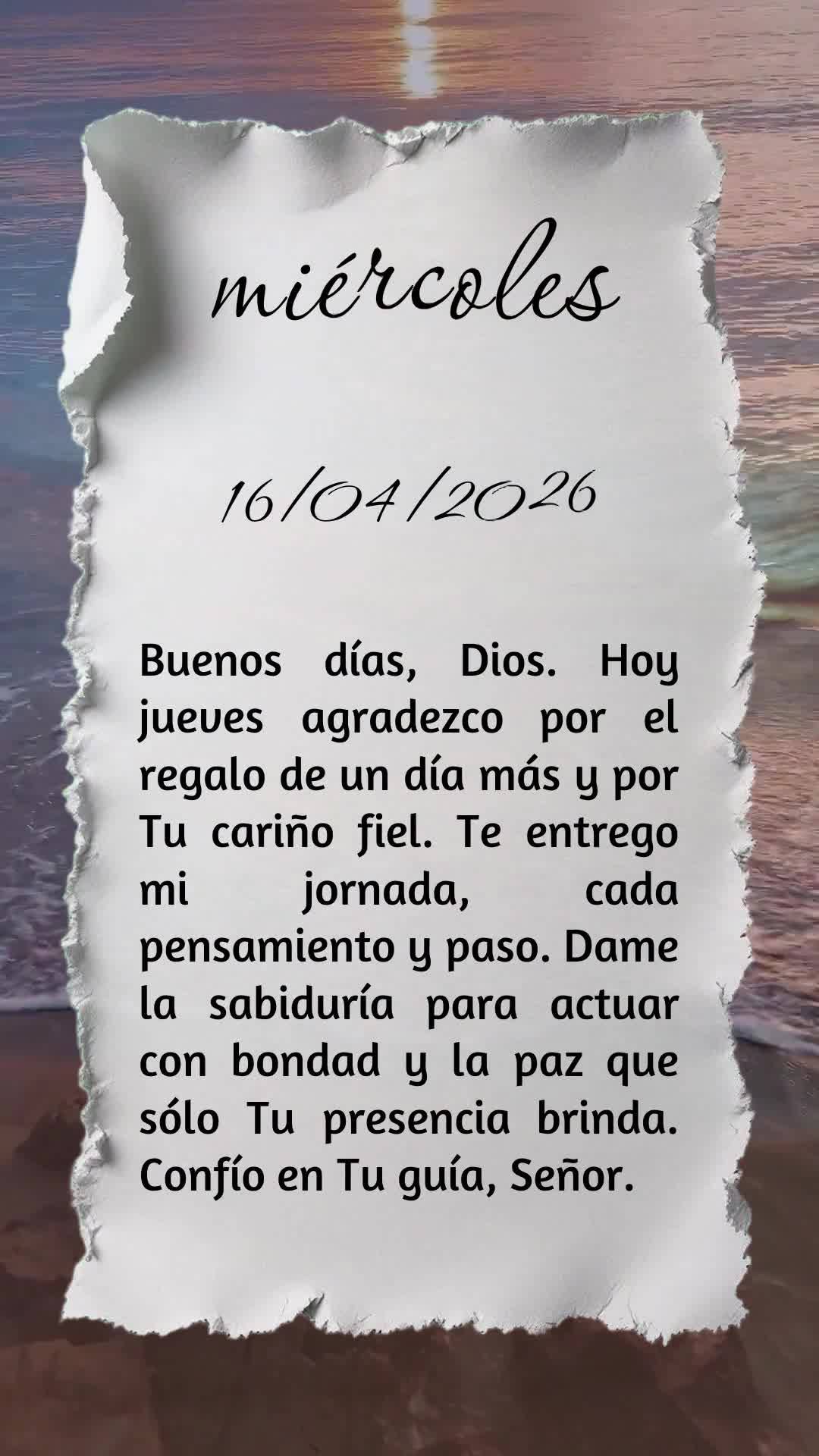 Bom dia, Deus. Começo esta quinta-feira Te agradecendo pelo presente da vida e pelo Teu cuidado invisível. Entrego meu dia inteiro em Tuas mãos: pensa...