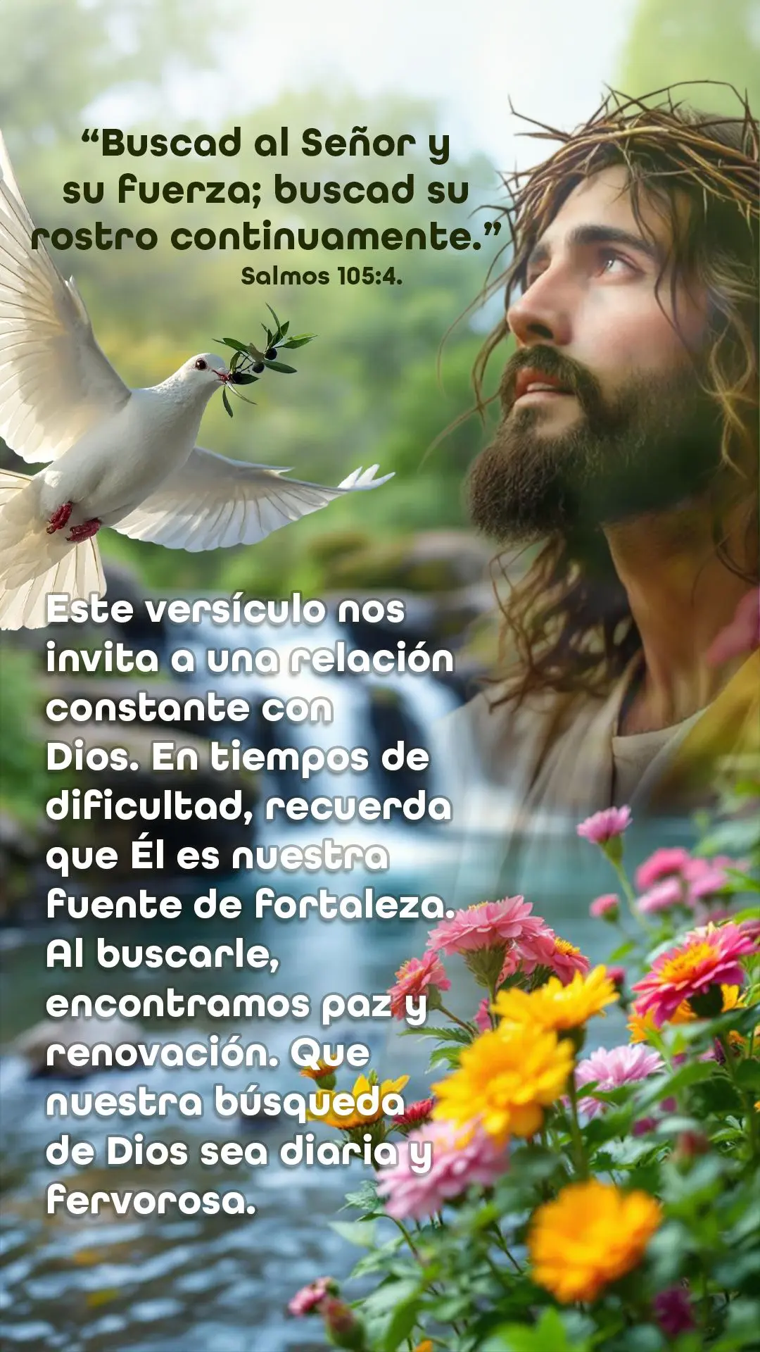 "Buscai ao Senhor e a sua força; buscai a sua face continuamente." - Salmos 105:4. Este versículo nos convida a um relacionamento constante com Deus. E...