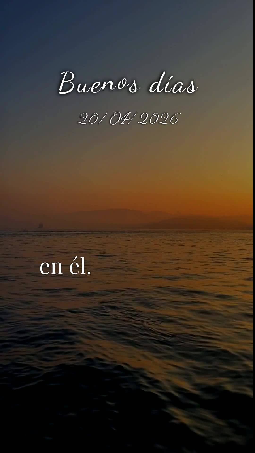 Deus, hoje é segunda-feira, meu pai, dia vinte de abril de dois mil e vinte e seis. Bom dia! Antes mesmo de dar o primeiro passo nesta manhã, eu paro e...