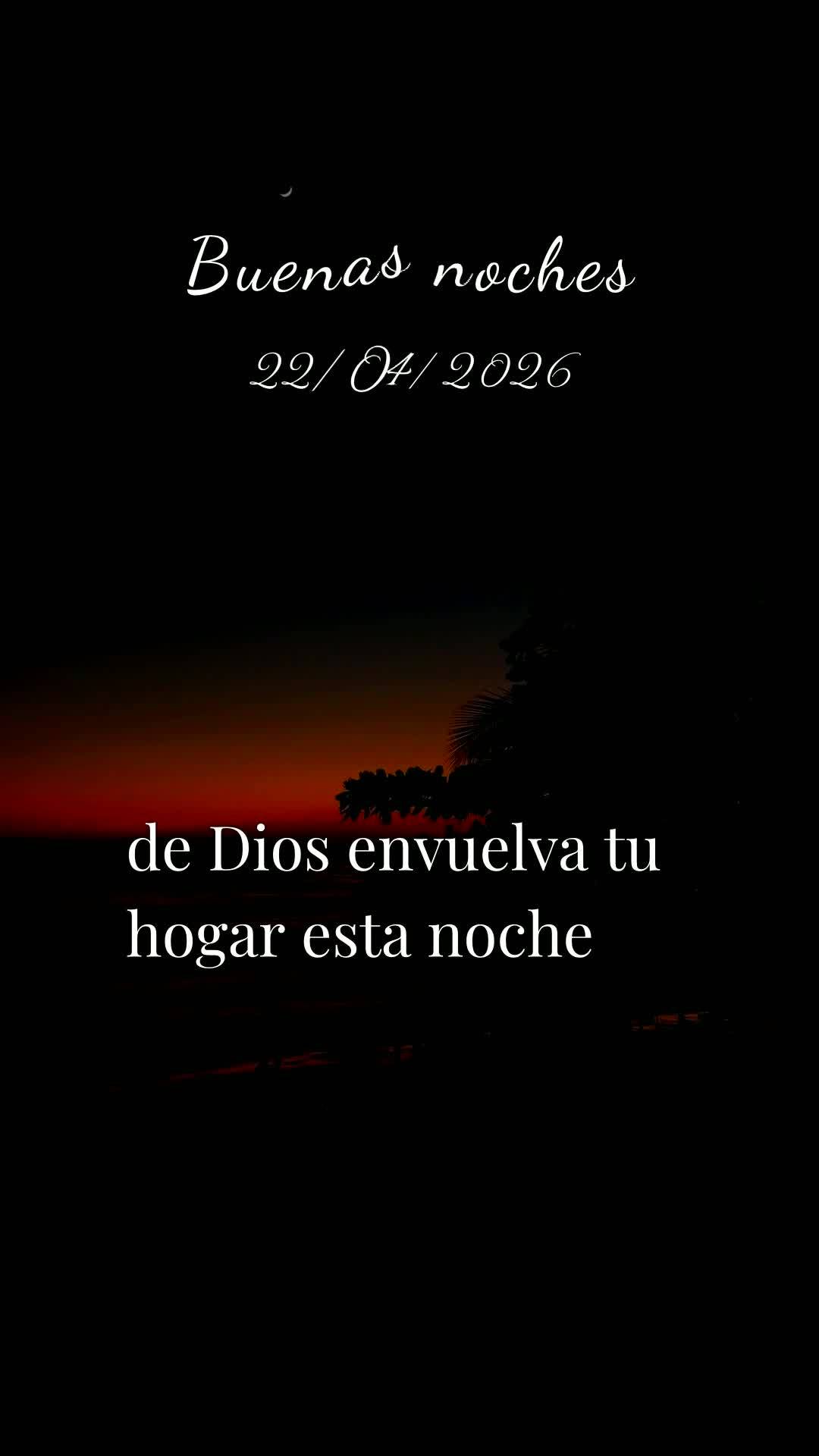 Boa noite! Que Deus abençoe esta quarta-feira, 22 de abril de 2026, com toda a Sua graça e misericórdia. Chegou a hora do descanso, e que momento prec...
