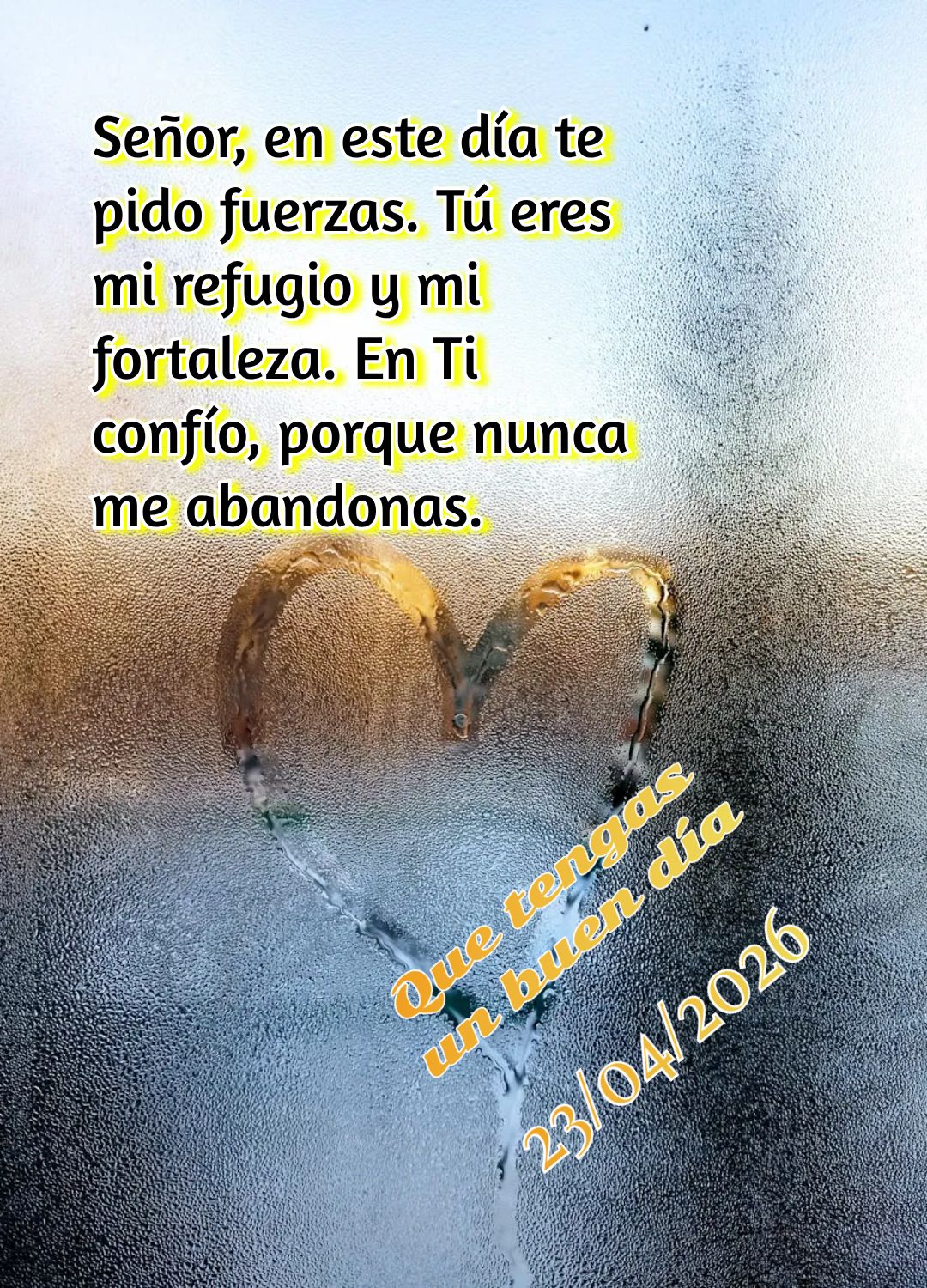Deus está abrindo novas portas para a sua vida. Confie, recomece e caminhe com fé. Sua transformação já começou! Tenha um bom dia