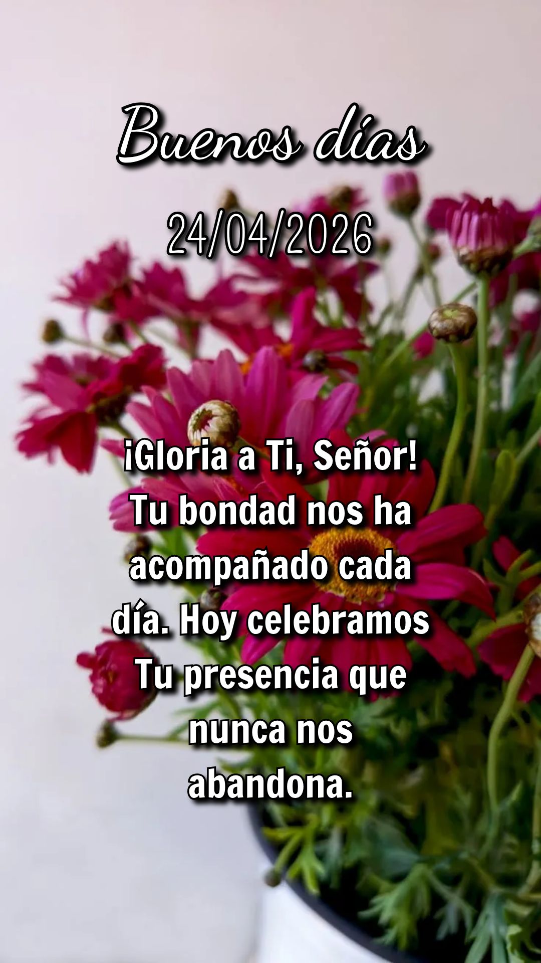 Senhor, obrigado por mais uma semana. Dá-me força para descansar com paz e seguir confiante em Ti.
